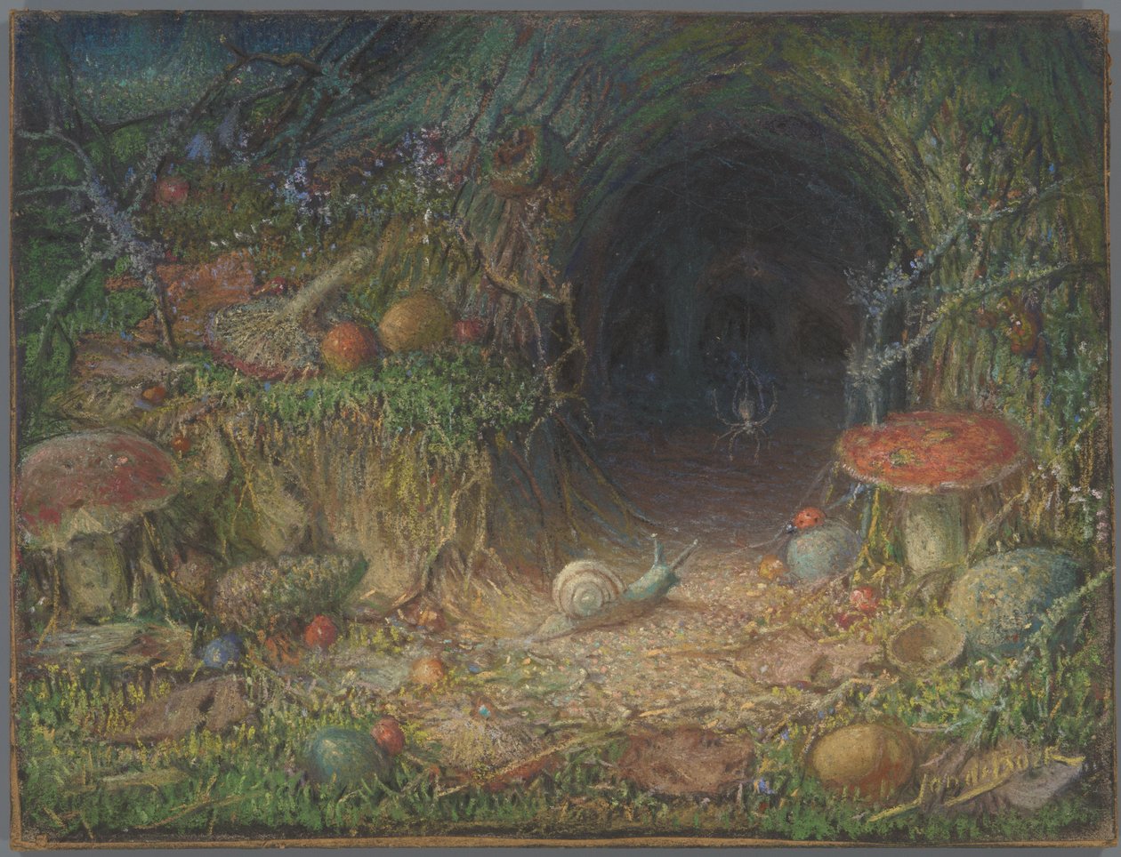 Pod starym drzewem autorstwa Jan de Boer (signed by artist)