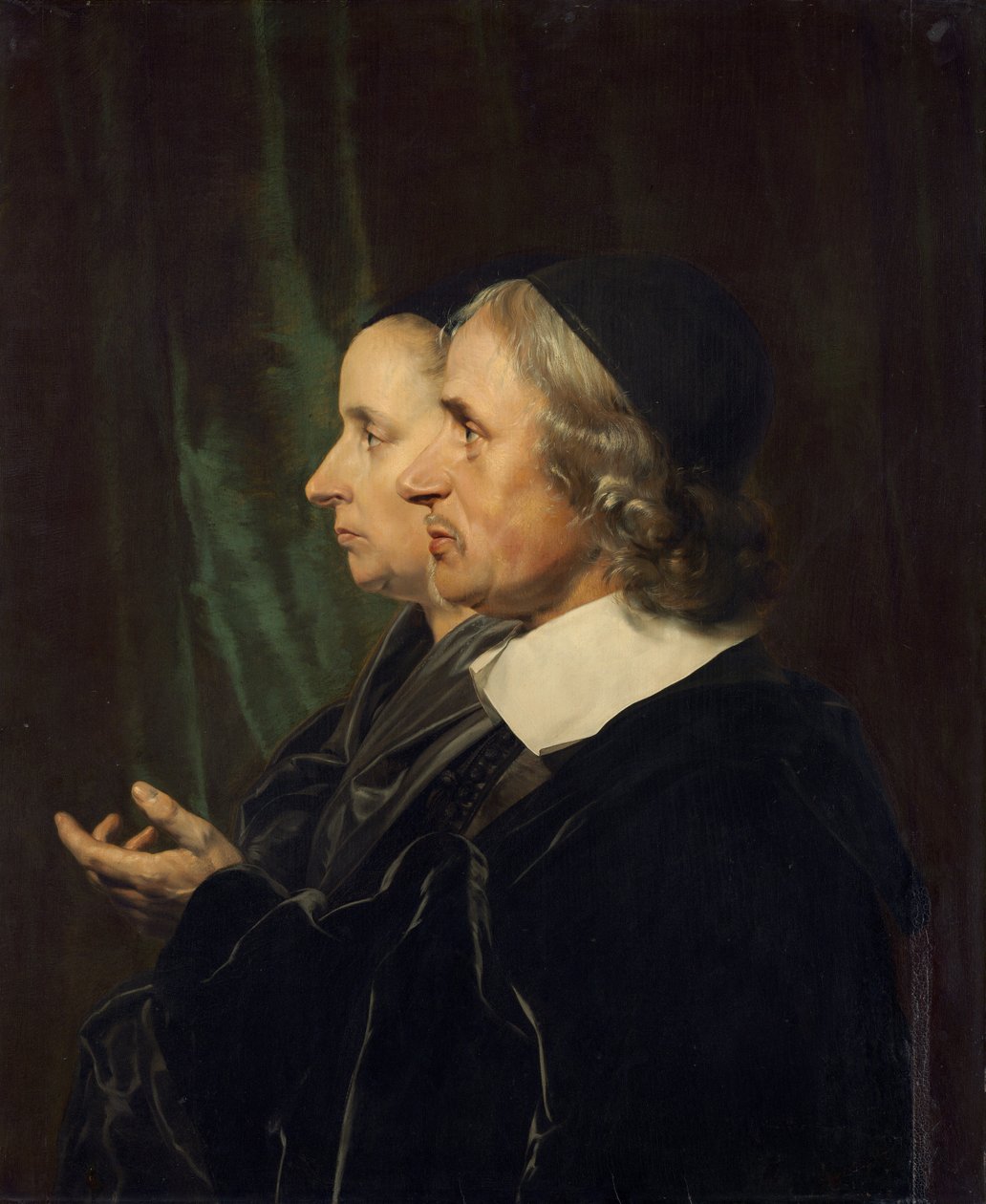 Portret rodziców artysty, Salomona de Bray i Anny Westerbaen, 1664. autorstwa Jan de Bray
