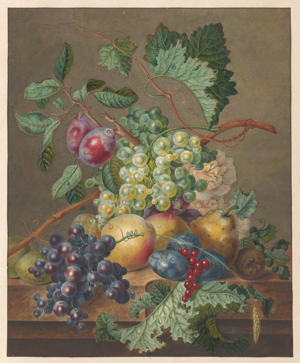 Martwa natura z owocami autorstwa Jan de Bruyn