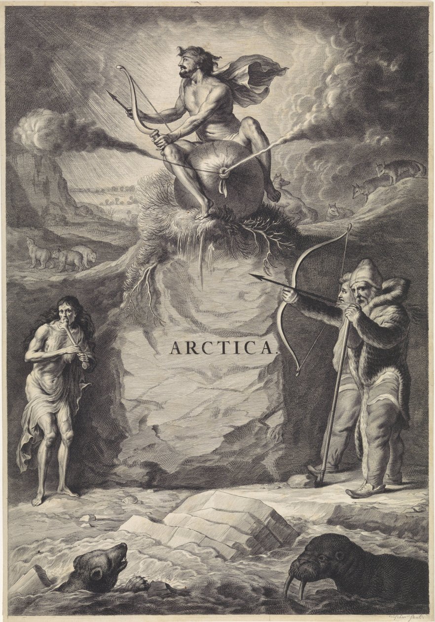 Arktyczny krajobraz Arktyka (tytuł na obiekcie) autorstwa Jan de Visscher (rejected attribution)
