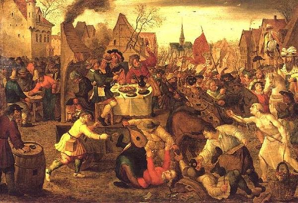 Wiejski Kermesse autorstwa Jan the Elder Brueghel