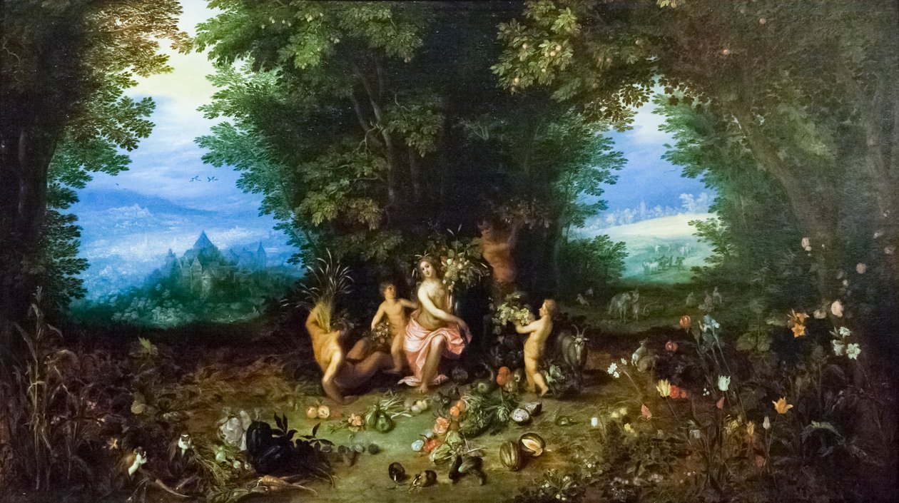 Alegoria Ziemi, ok. 1611 autorstwa Jan the Elder Brueghel