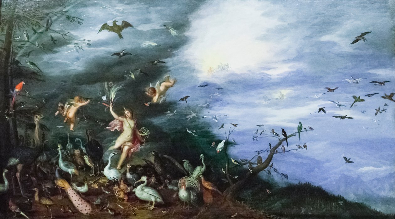 Alegoria powietrza autorstwa Jan the Elder Brueghel