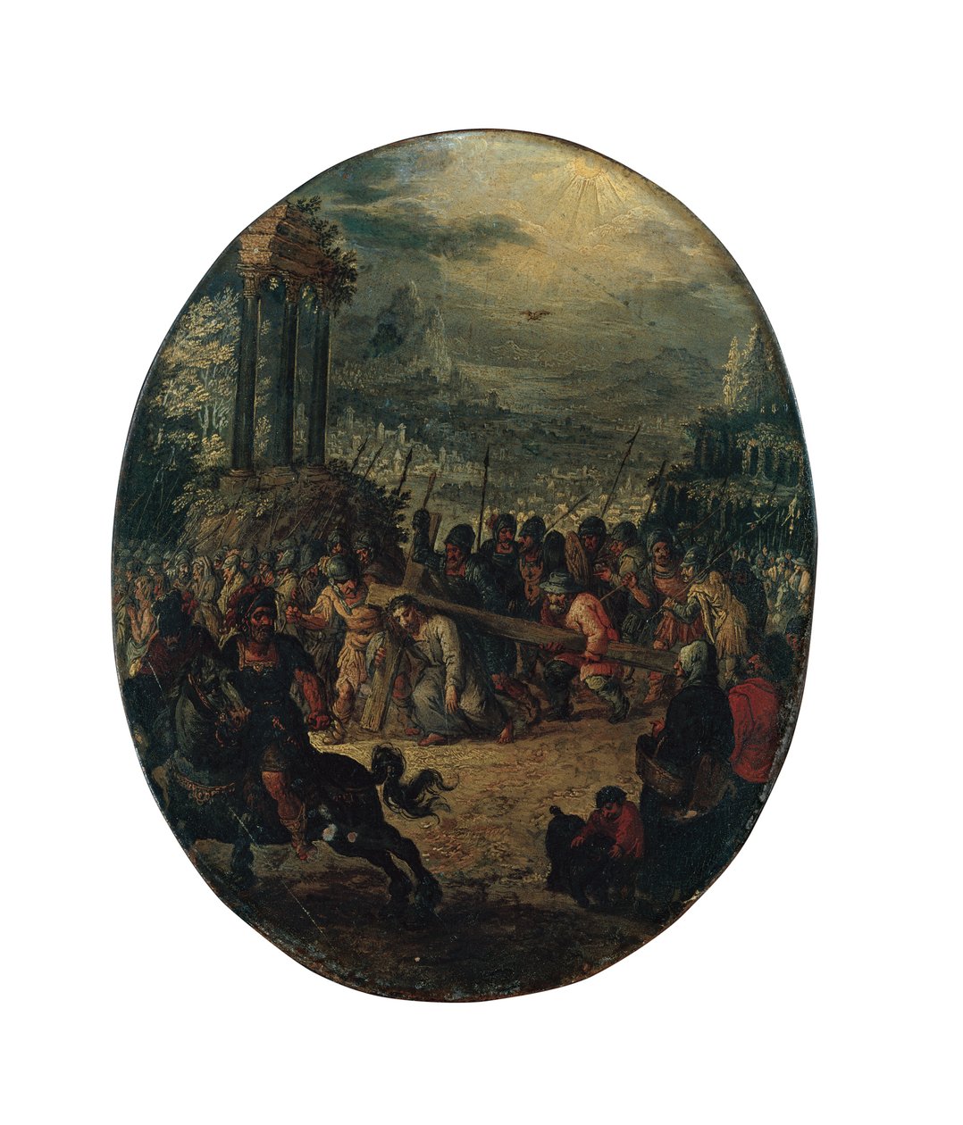Chrystus w drodze na Kalwarię autorstwa Jan the Elder Brueghel