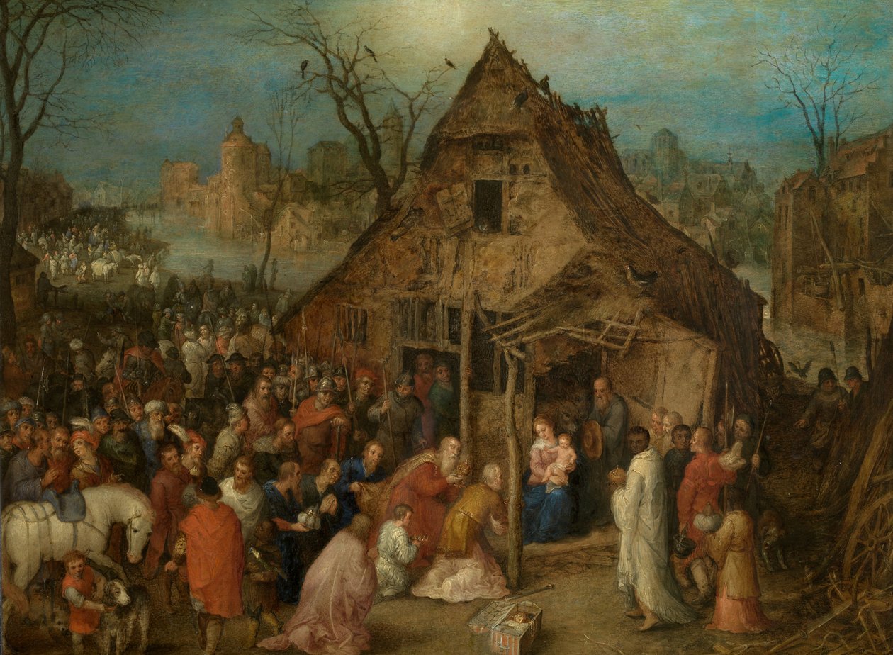 Adoracja Trzech Króli autorstwa Jan the Elder Brueghel