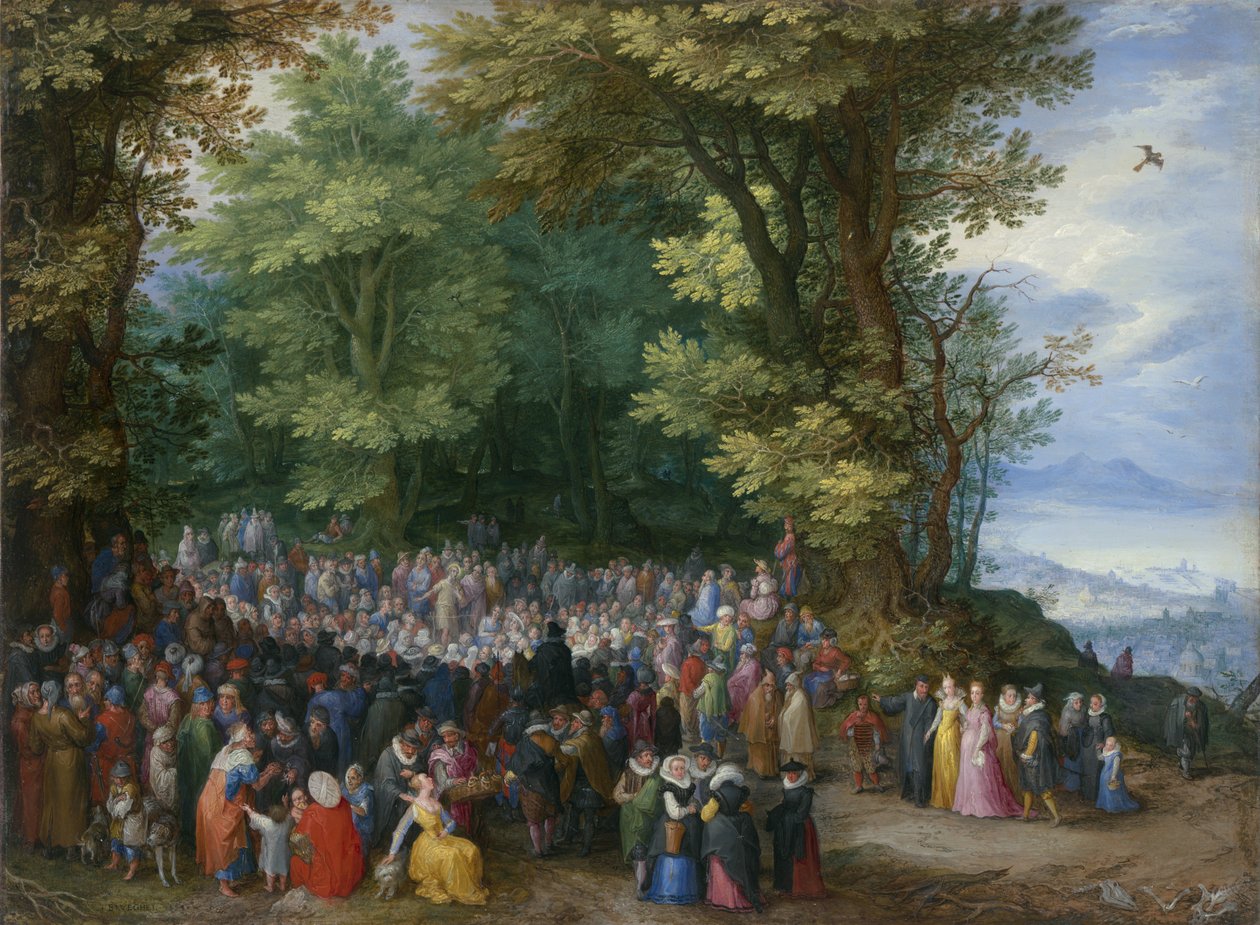 Kazanie na Górze autorstwa Jan the Elder Brueghel
