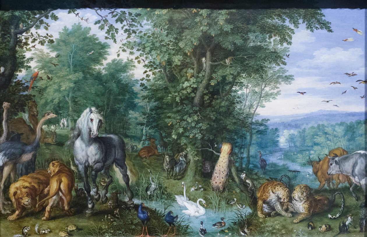 Ogród Eden autorstwa Jan the Elder Brueghel