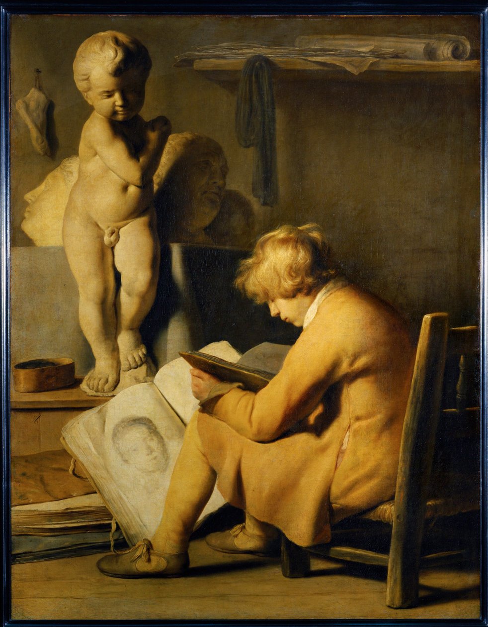 Jeune peintre - Młody malarz ... autorstwa Jan the Elder Lievens