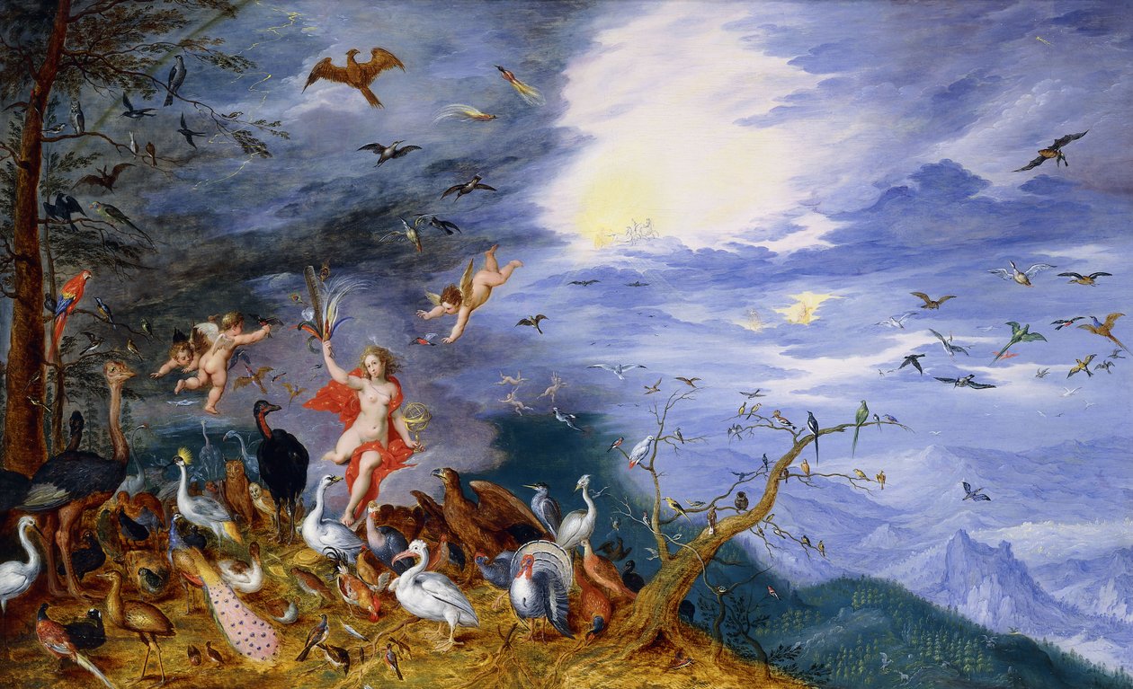 Alegoria powietrza, c.1630 autorstwa Jan Brueghel the Younger