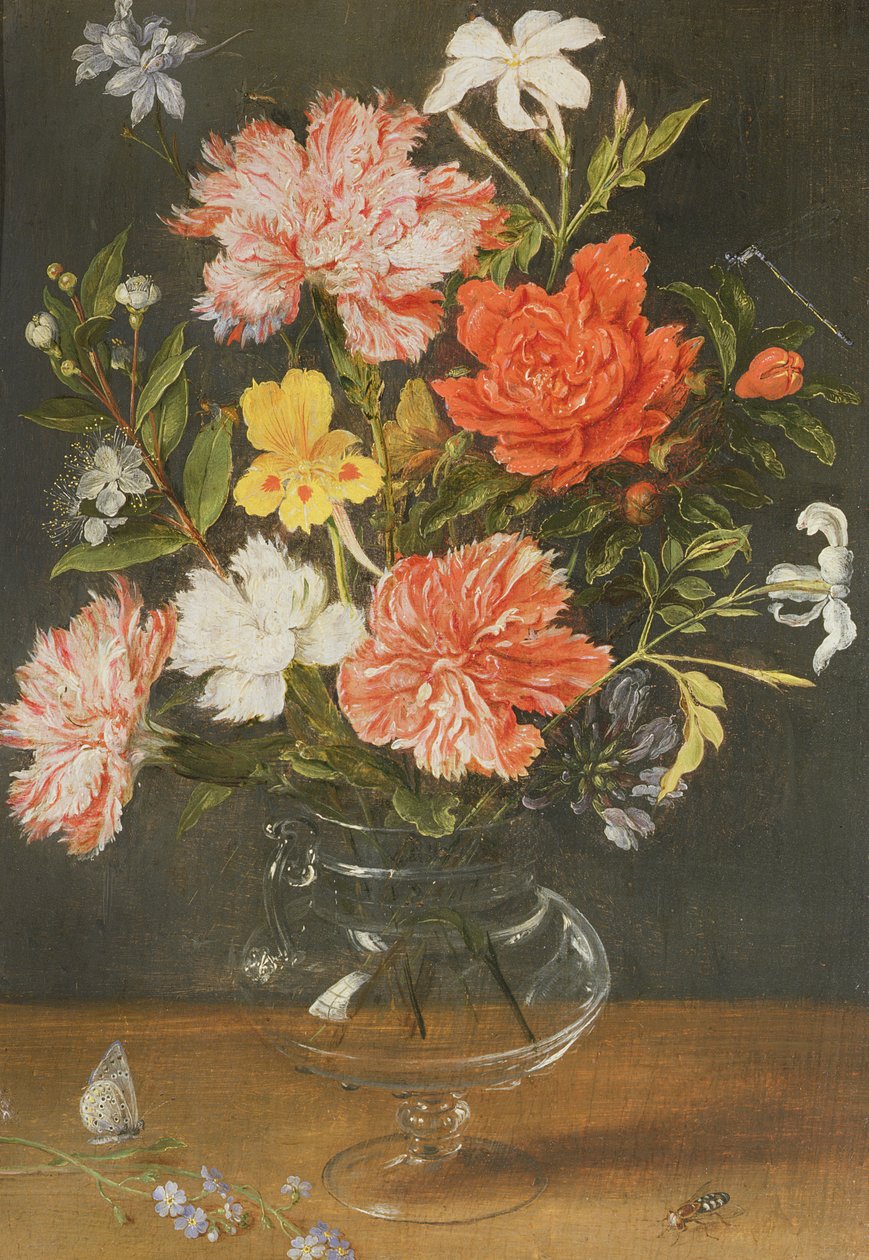 Martwa natura z goździkami i innymi kwiatami autorstwa Jan Brueghel the Younger