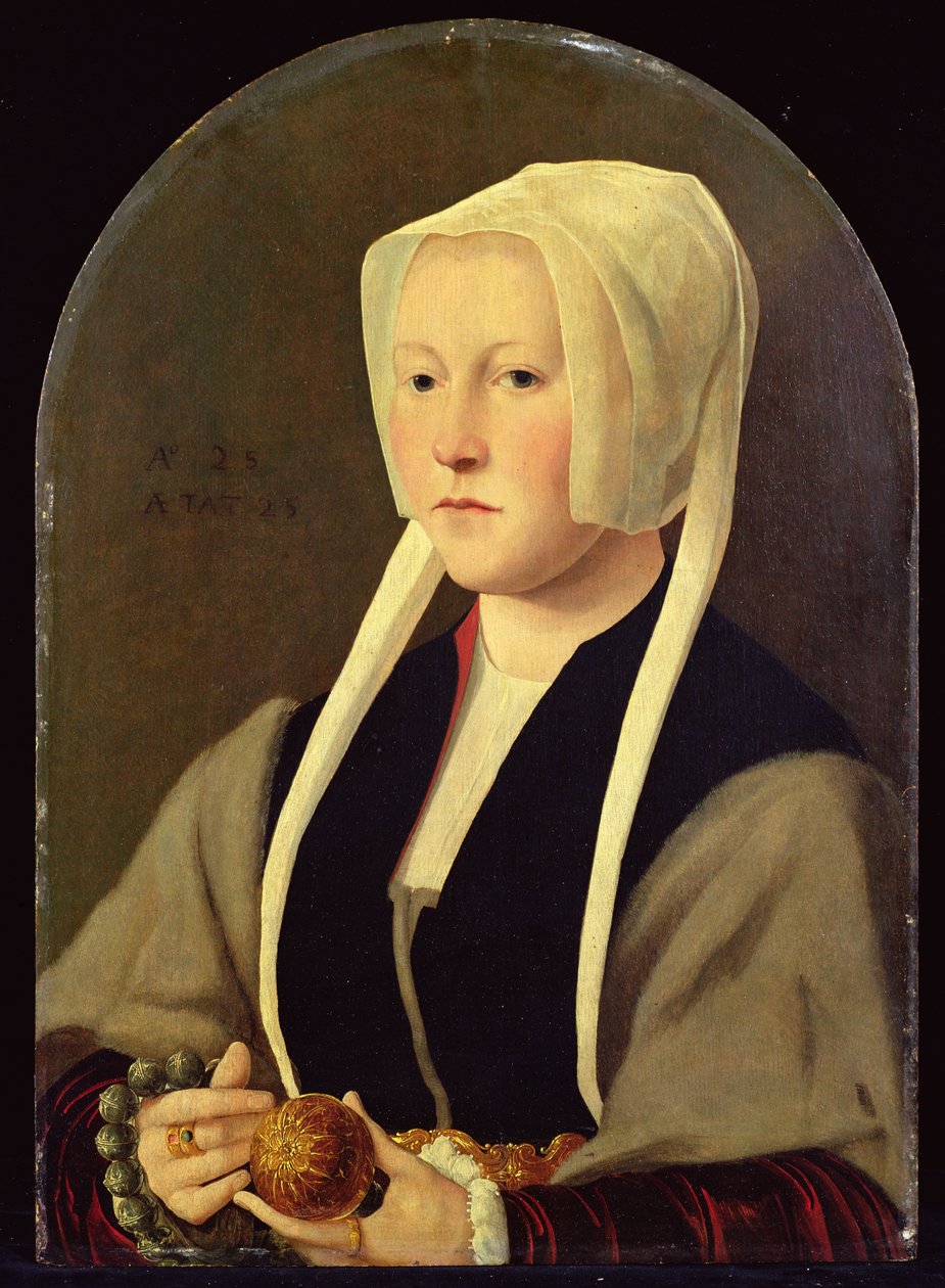 Portret damy (obraz) autorstwa Jan van (attr. to) Scorel