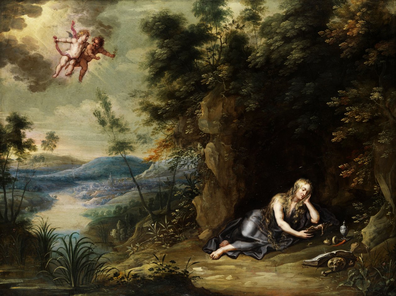 Maria Magdalena jako pustelnik autorstwa Jan van Balen