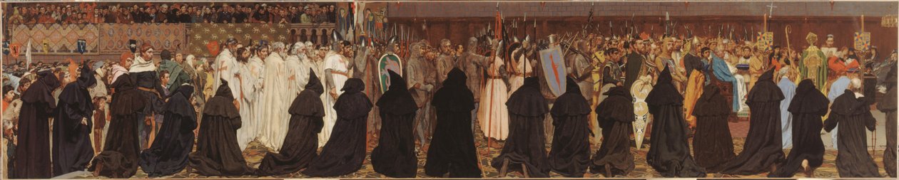 Pogrzeb Karola Dobrego w Brugii, 22 kwietnia 1127 autorstwa Jan van Beers