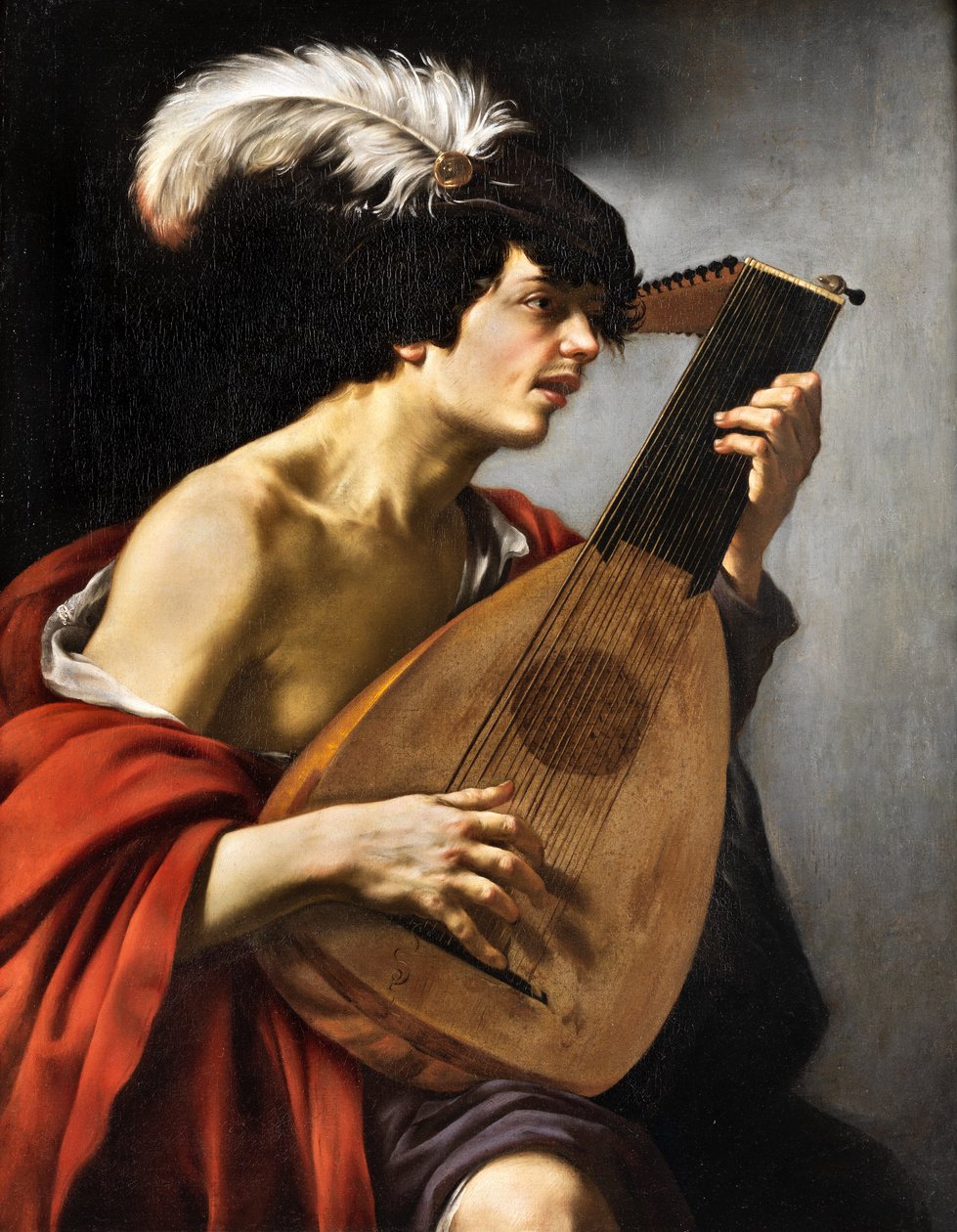 Jan Harmensz van Bylert Lutenista autorstwa Jan van Bijlert