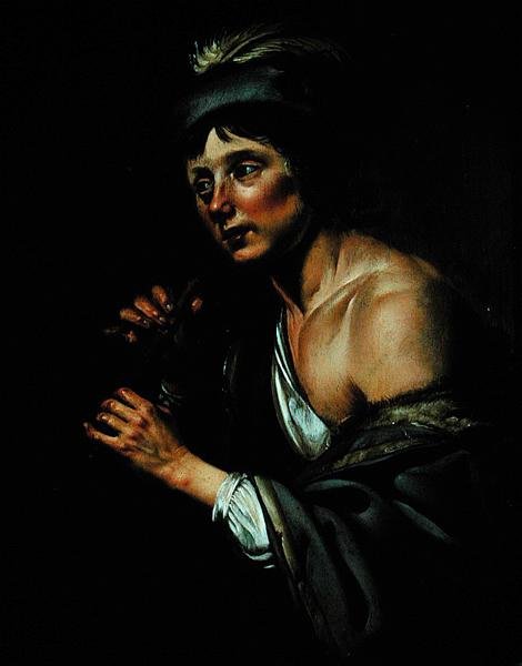 Pasterz z fletem (olej na desce) autorstwa Jan van Bijlert or Bylert