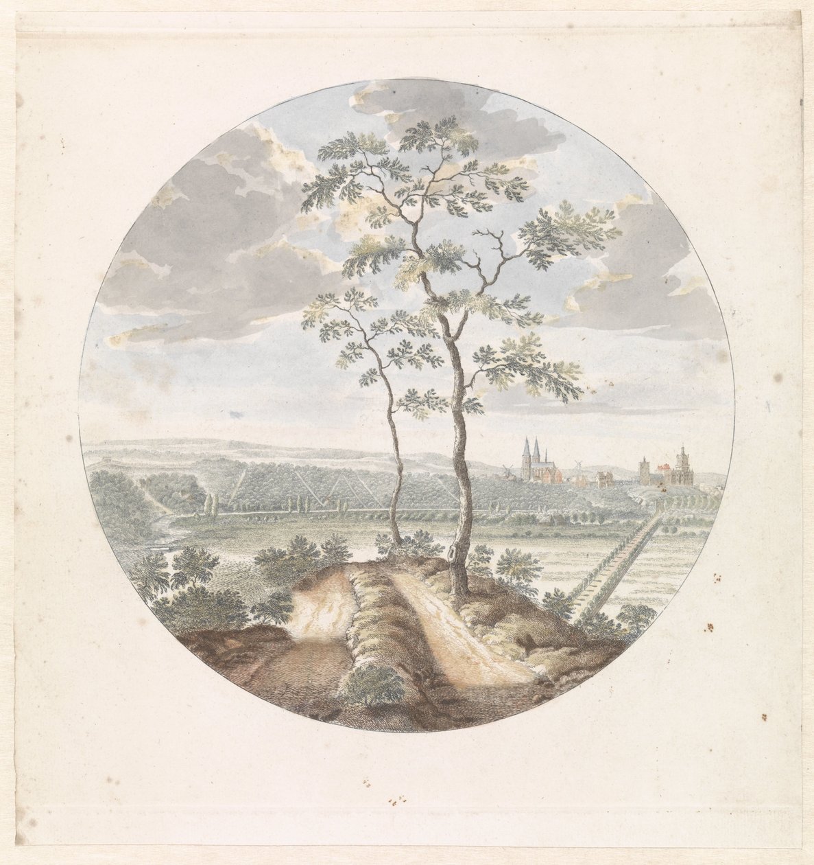 Widok na miasto Kleve autorstwa Jan van Call (I) (attributed to)