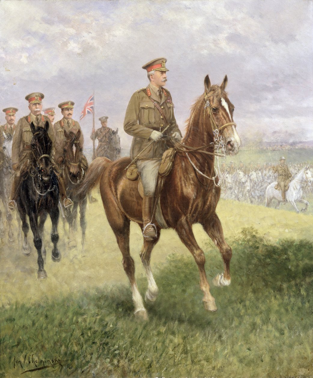 Feldmarszałek Haig (1861-1928) autorstwa Jan van Chelminski