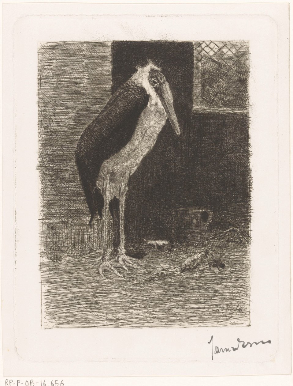 Marabut autorstwa Jan van Essen (signed by artist)