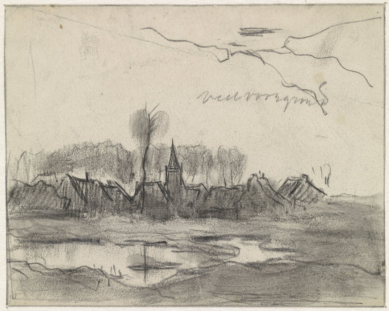 Widok wsi autorstwa Jan van Essen