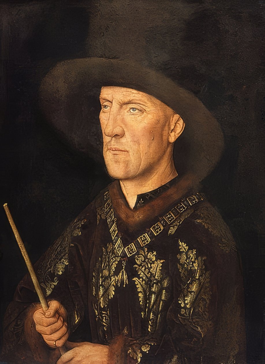 Baudouin de Lannoy. Um 1436/38 autorstwa Jan van Eyck