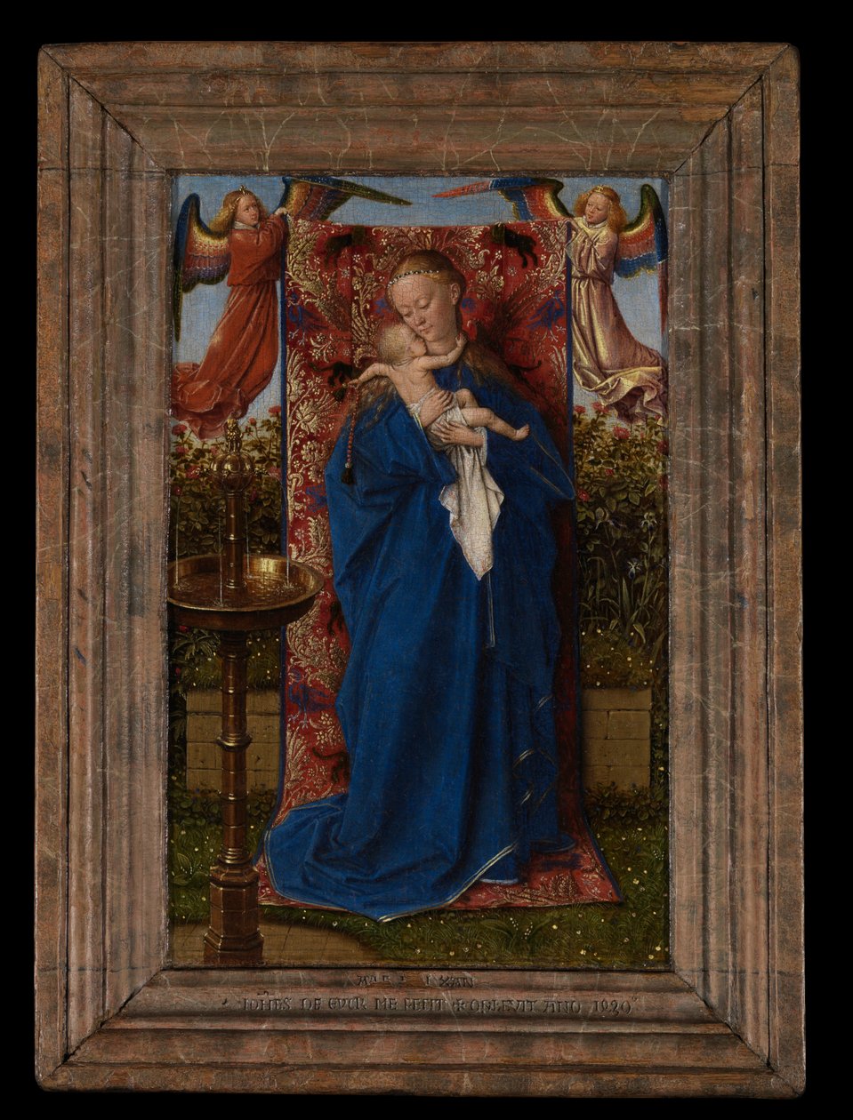 Madonna przy fontannie autorstwa Jan van Eyck