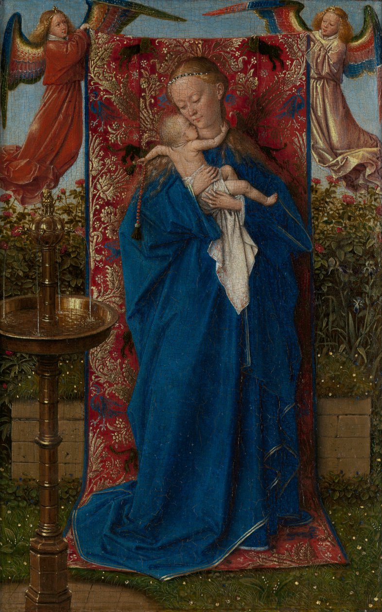 Madonna przy fontannie autorstwa Jan van Eyck