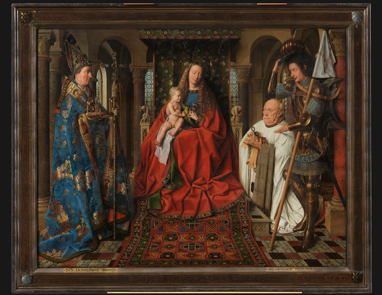 Madonna z kanonikiem Jorisem van der Paele autorstwa Jan van Eyck