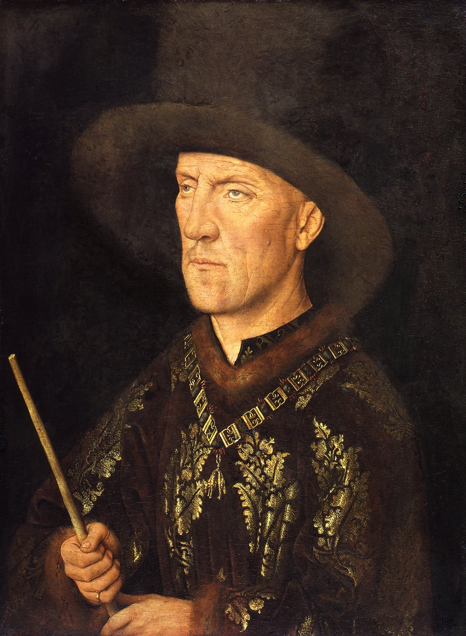 Portret Baudouina de Lannoy autorstwa Jan van Eyck