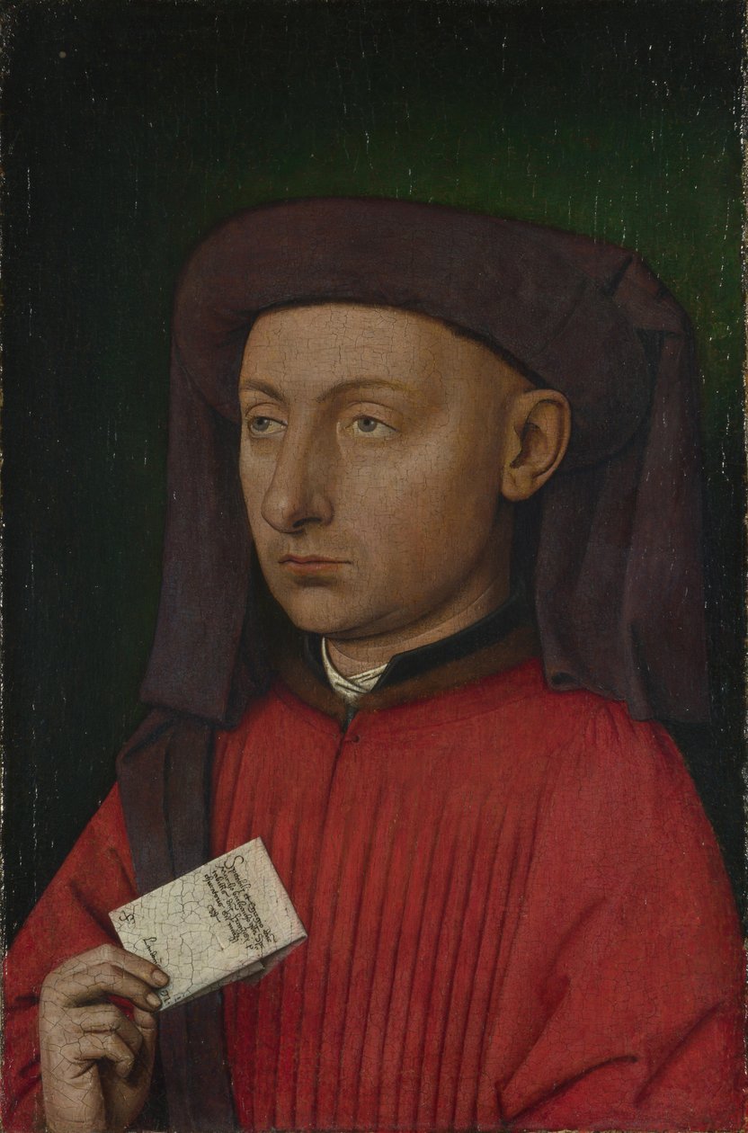 Portret Marco Barbarigo, ok.1449-50 autorstwa Jan van Eyck