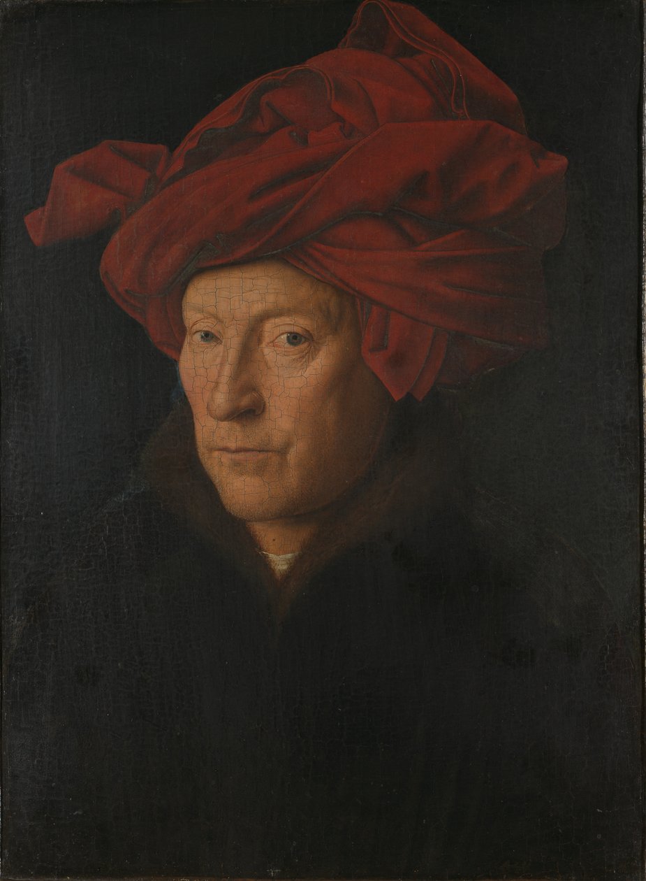 Portret mężczyzny (autoportret) autorstwa Jan van Eyck