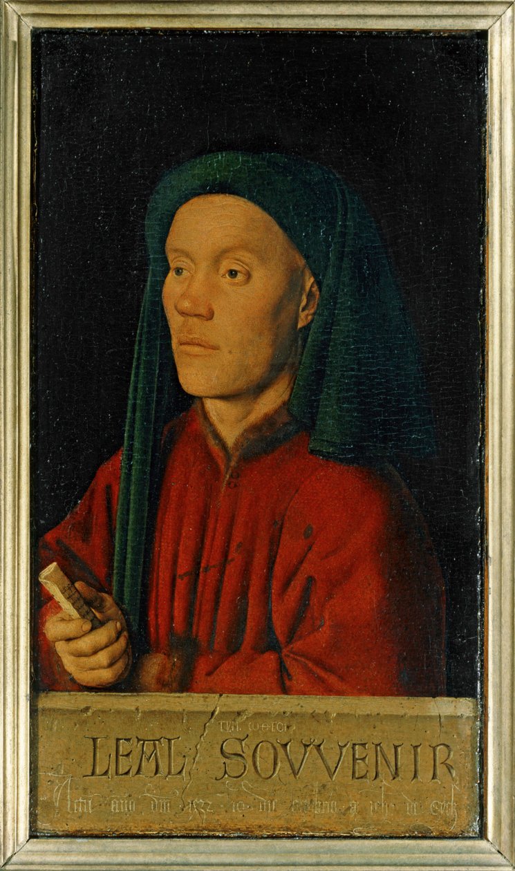 Portret młodego mężczyzny ... autorstwa Jan van Eyck
