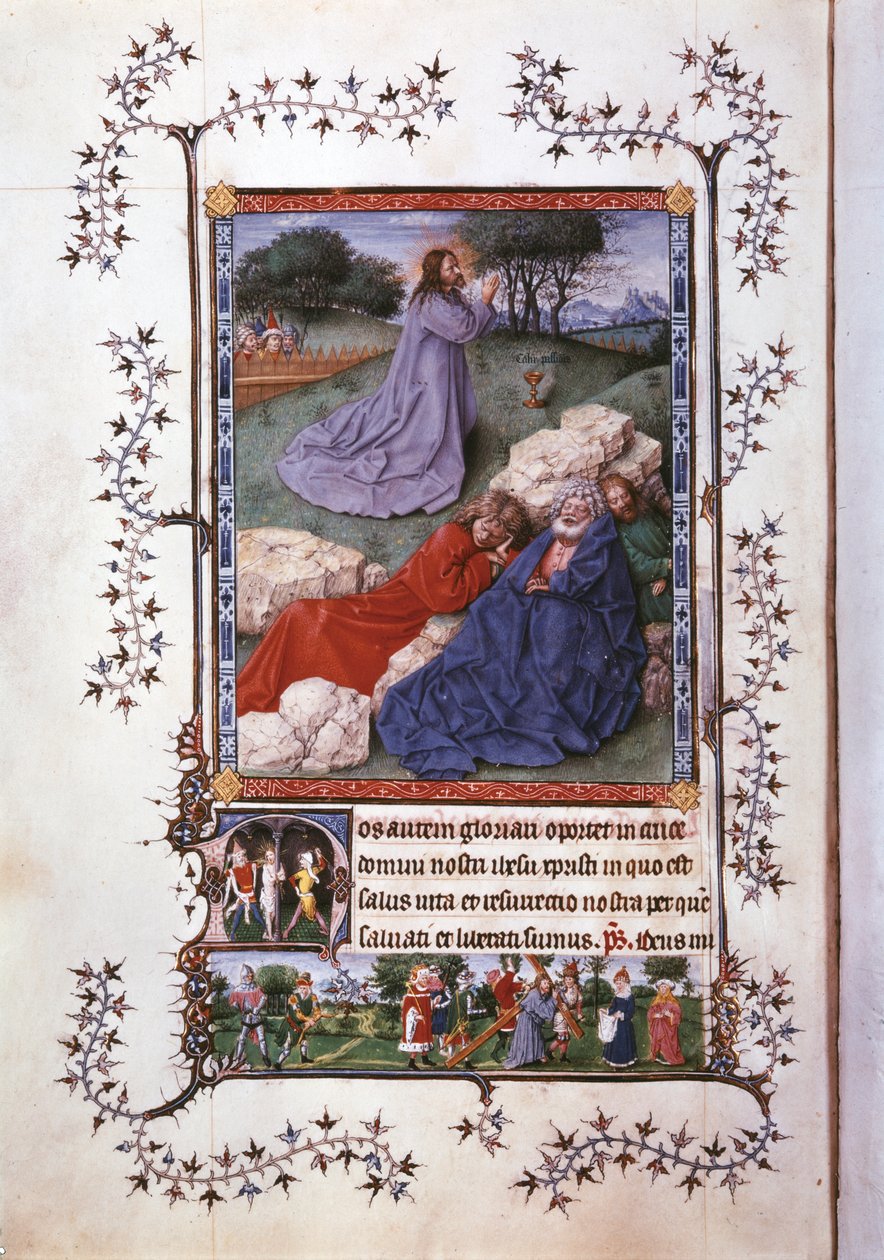 Modlitwa na Górze Oliwnej autorstwa Jan van Eyck