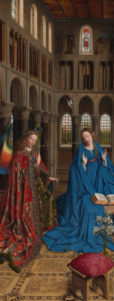 Zwiastowanie autorstwa Jan van Eyck