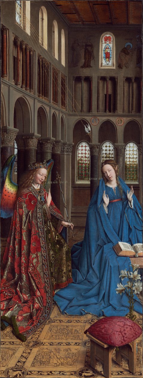 Zwiastowanie autorstwa Jan van Eyck
