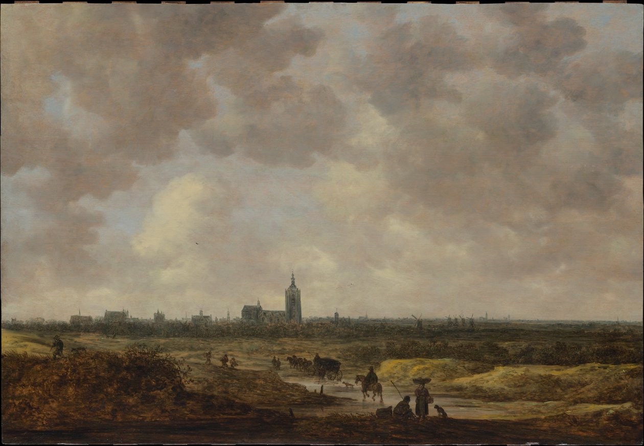 Widok na Hagę od strony północno-zachodniej autorstwa Jan van Goyen