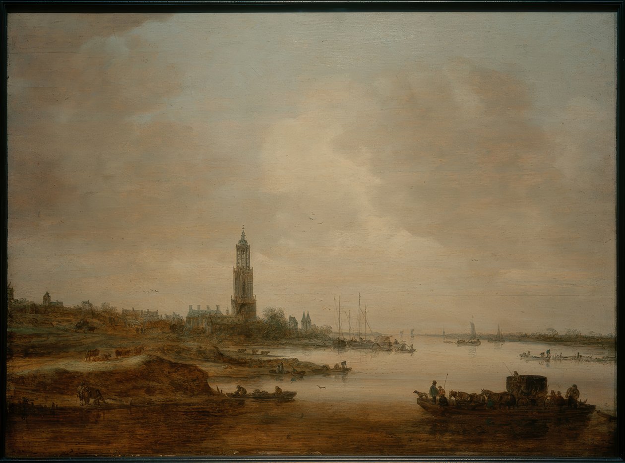 Widok na Rhenen autorstwa Jan Josephsz van Goyen