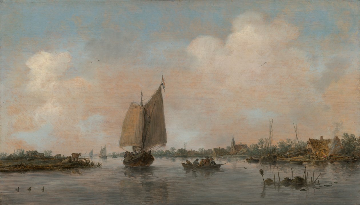 Riverview autorstwa Jan van Goyen