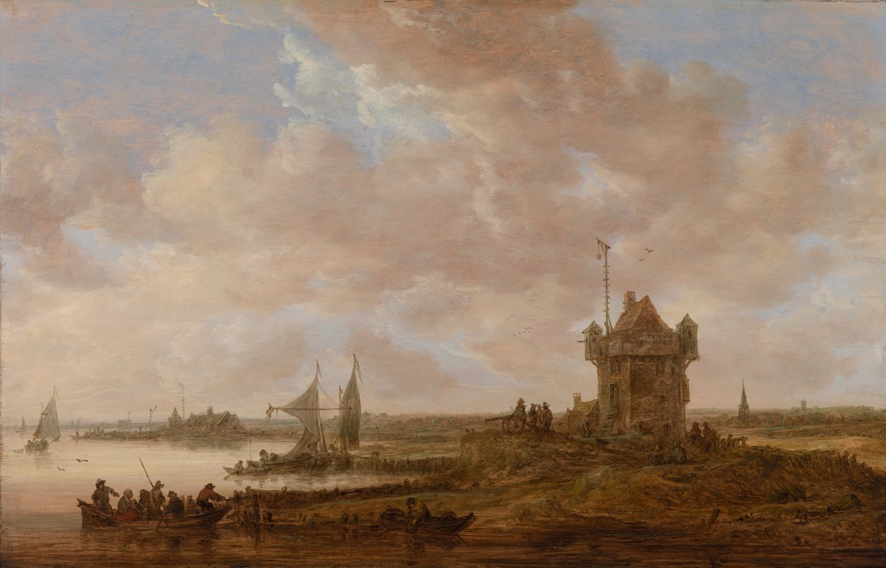 Kwadratowa Strażnica autorstwa Jan van Goyen