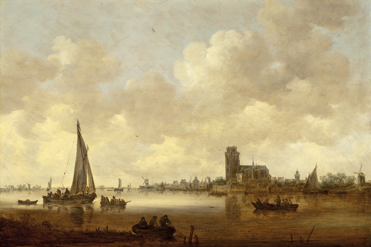 Widok na Dordrecht autorstwa Jan van Goyen
