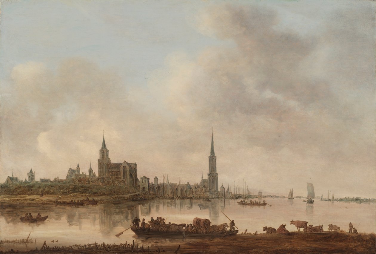Widok Emmericha autorstwa Jan van Goyen