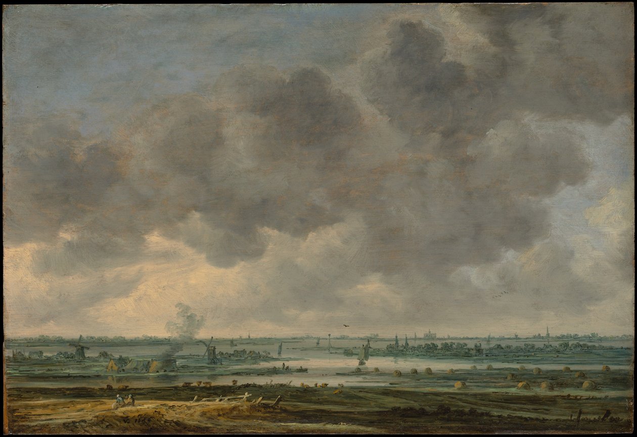 Widok na Haarlem i Haarlemmer Meer autorstwa Jan van Goyen