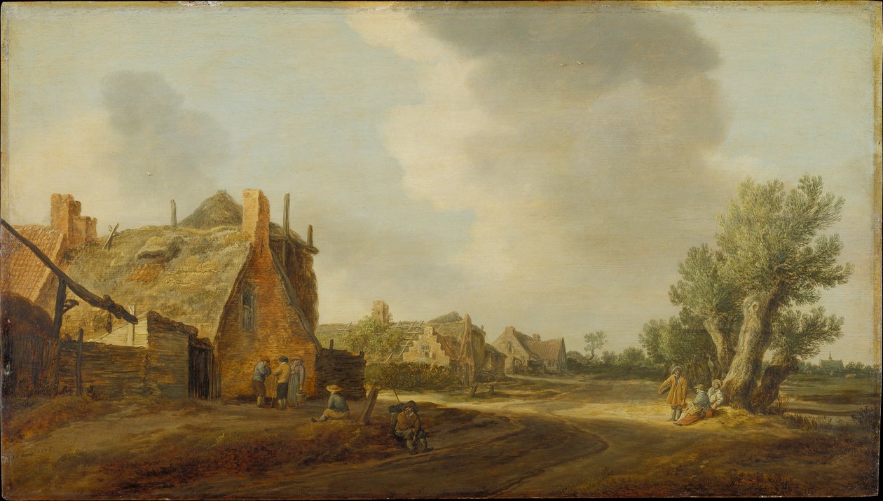 Ulica Wiejska autorstwa Jan van Goyen