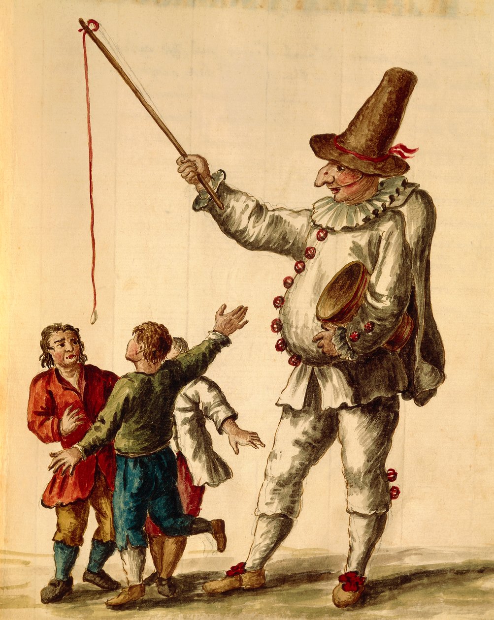 Gry karnawałowe, akwarela Giovanni Grevembroch, Włochy autorstwa Jan van Grevenbroeck