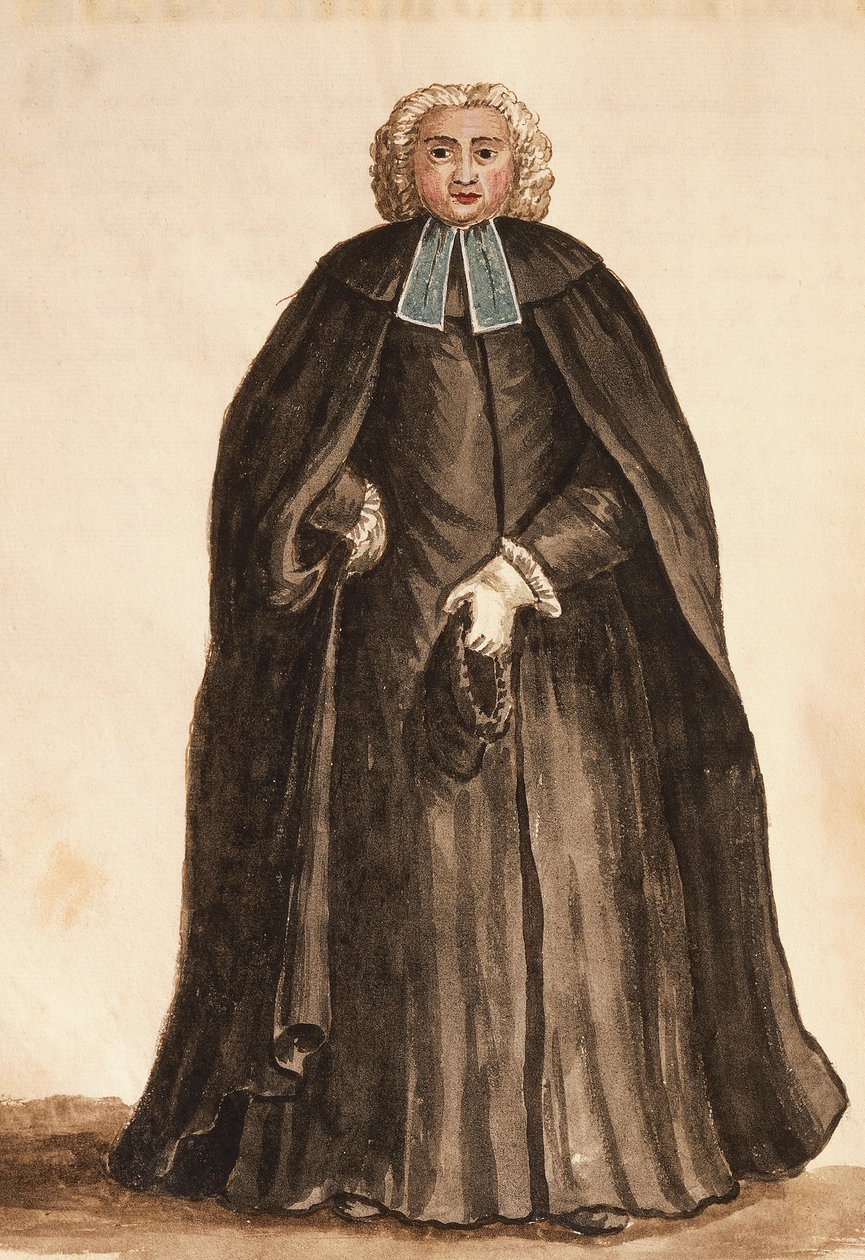 Mistrz Kaplicy Dożów z Stroje weneckie Giovanniego di Grevembrocha (1731-1807), akwarela autorstwa Jan van Grevenbroeck
