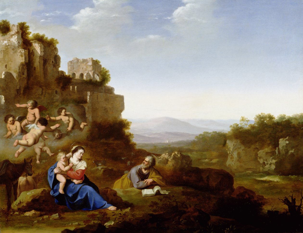 Święta Rodzina autorstwa Jan van Haensbergen