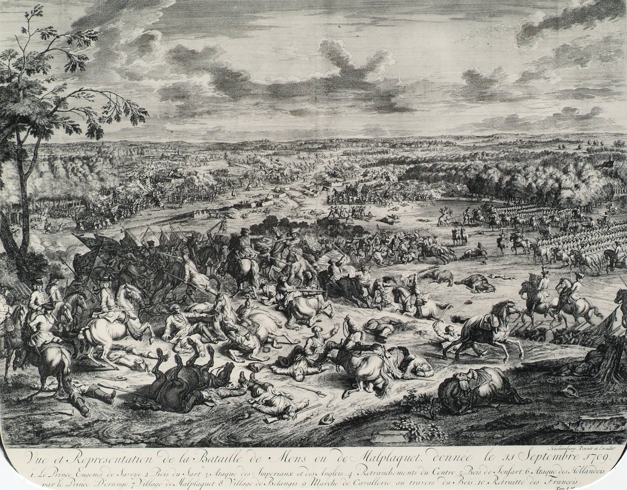 Bitwa pod Malplaquet 11 września 1709 r. autorstwa Jan van Huchtenburgh