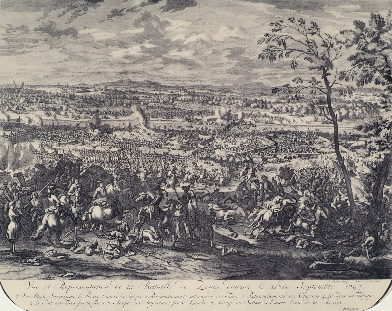 Bitwa pod Zenta 11 września 1697 r. autorstwa Jan van Huchtenburgh