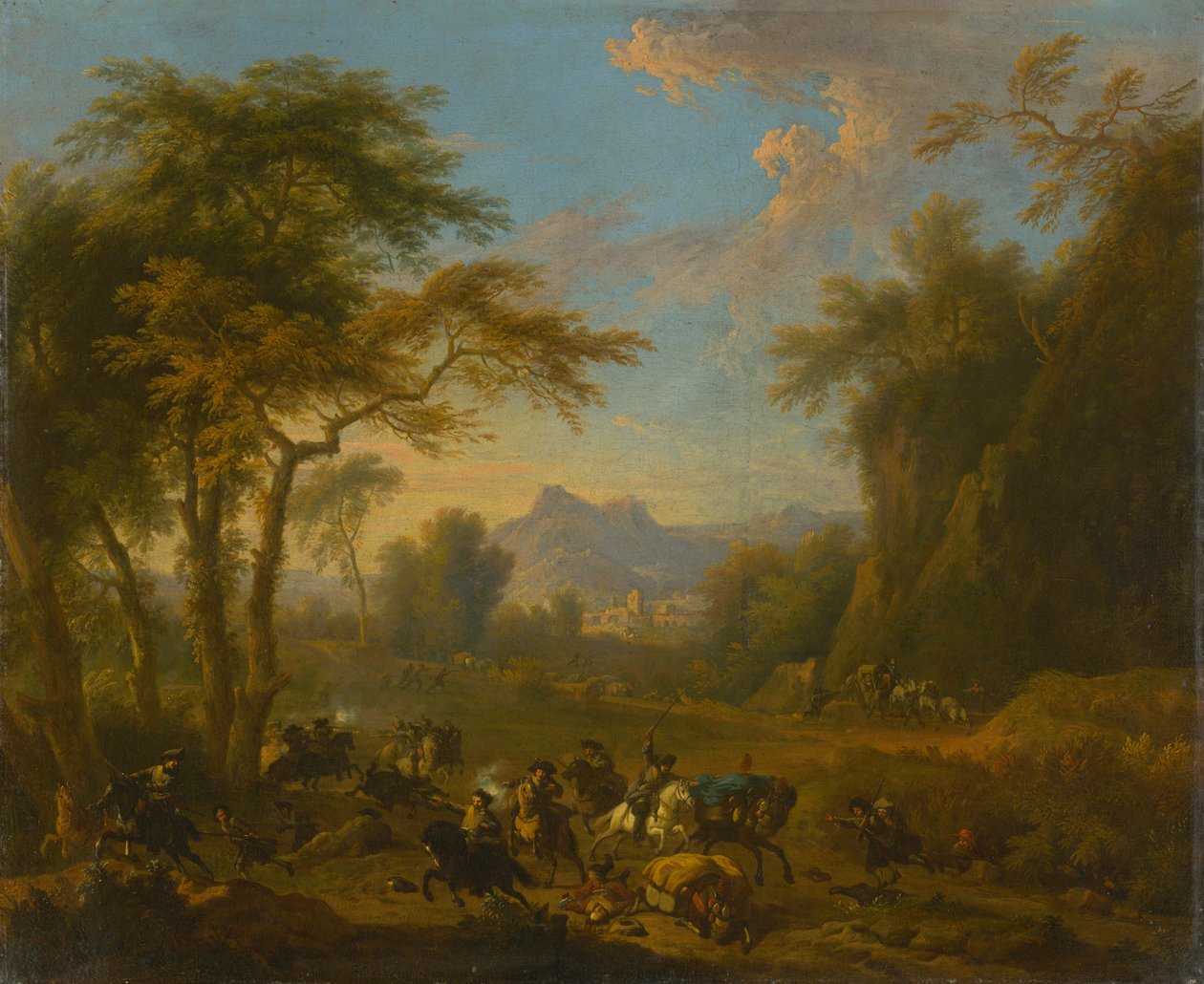 Najazd, ok. 1717 r. autorstwa Jan van Huchtenburgh