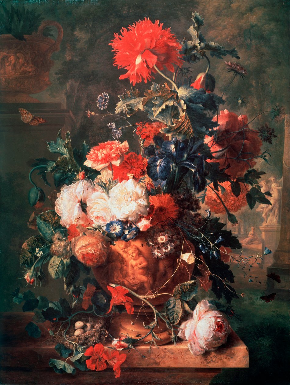 Kwiaty, 1722. autorstwa Jan van Huysum