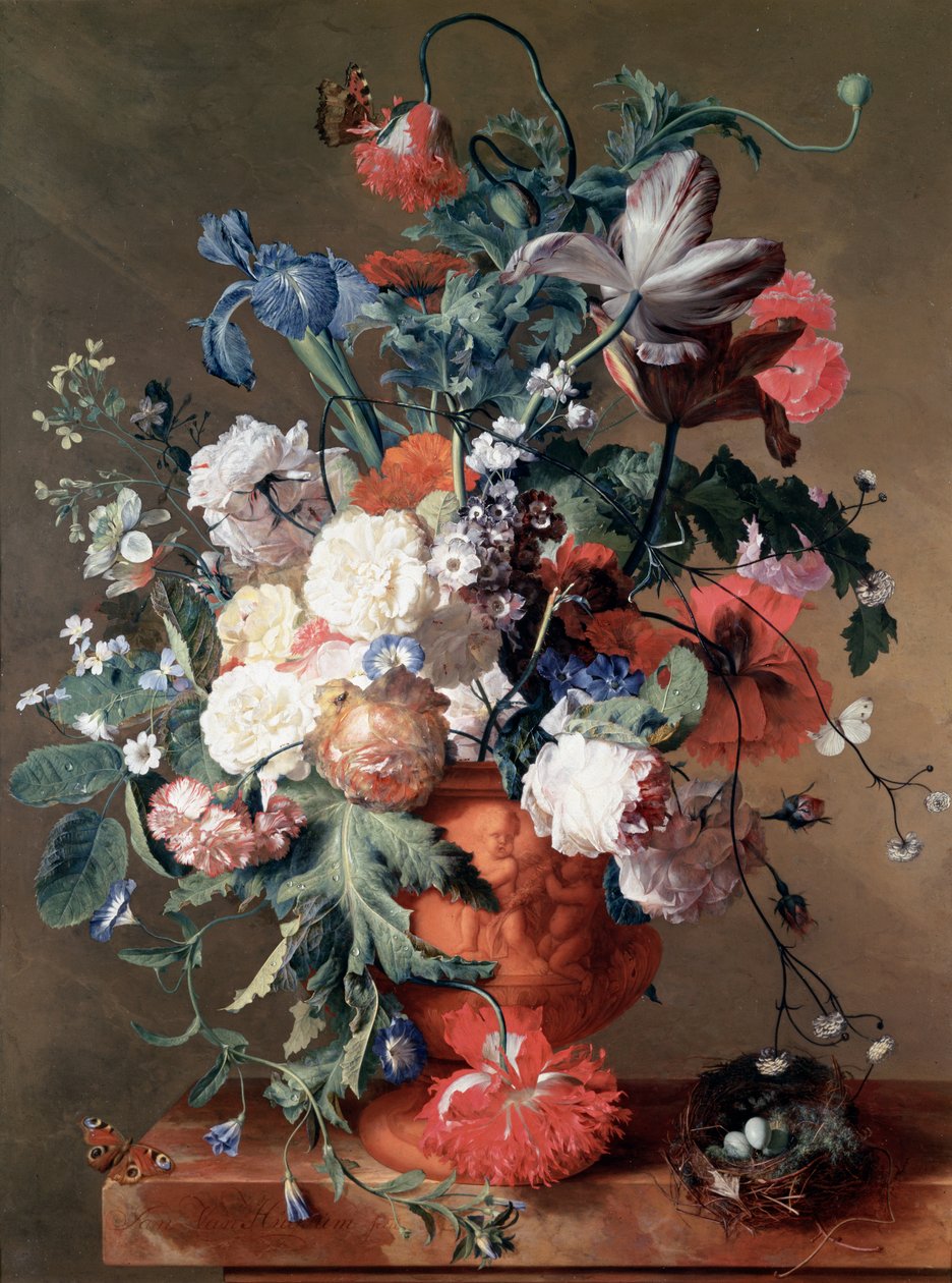 Martwa natura autorstwa Jan van Huysum